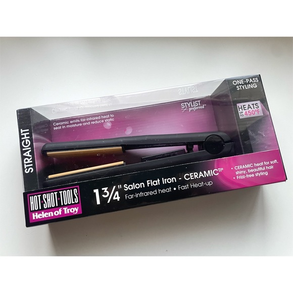 hot shot tools Hair New 34 Ceramic Flat Iron Hair Straightener From